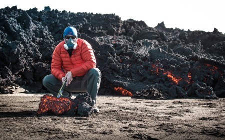 Iceland. Thor. Volcano. Lava