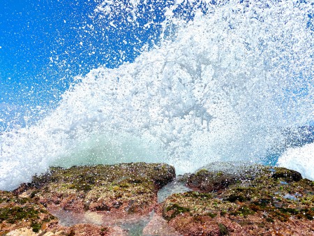 SA. Wild Coast. Sea spray